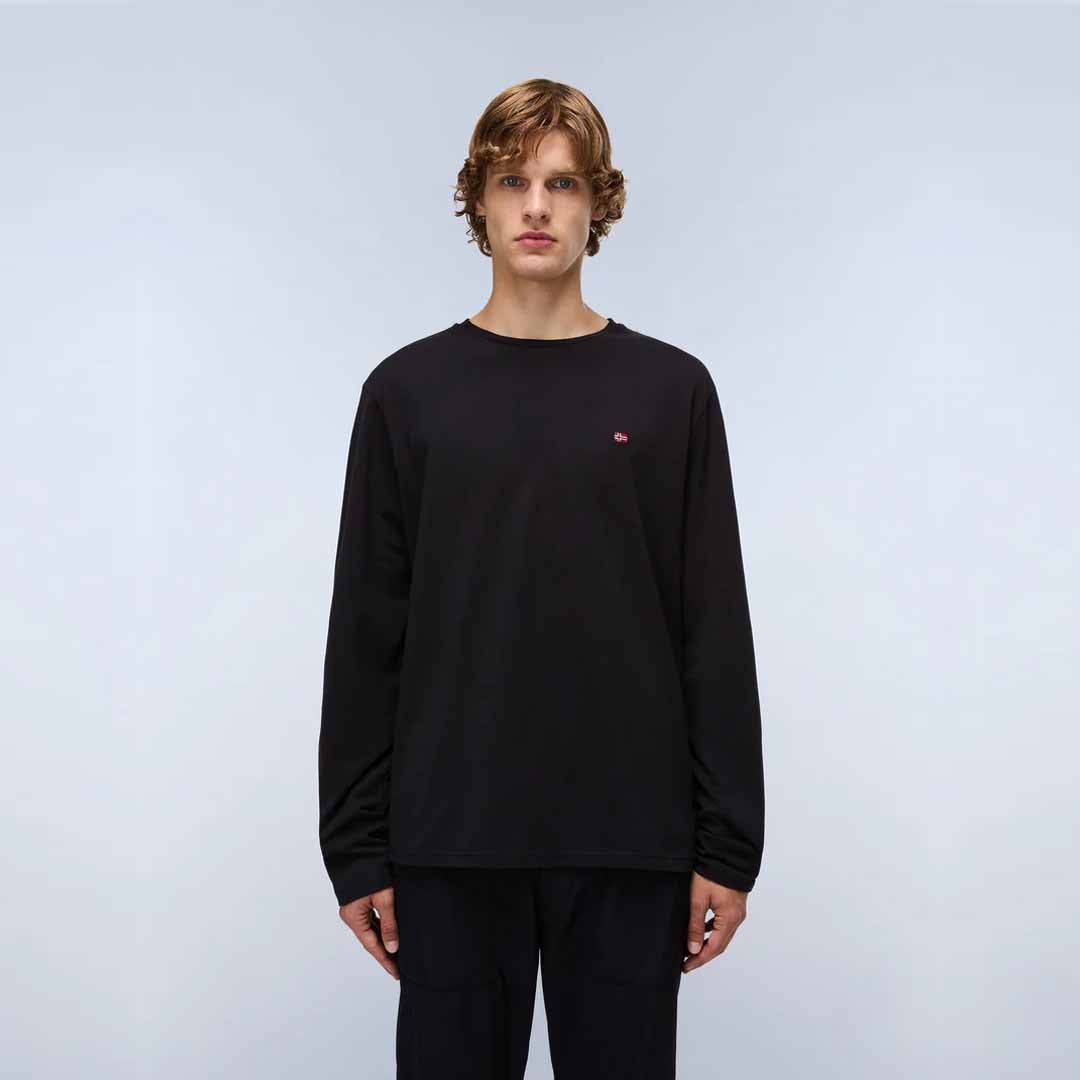 Bluzë Napapijri SALIS LS 1 BLACK 041