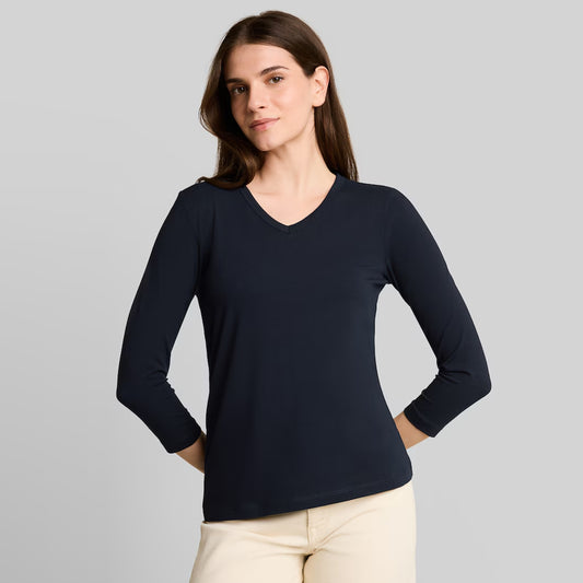 Bluzë Tom Tailor T-shirt basic v-ne