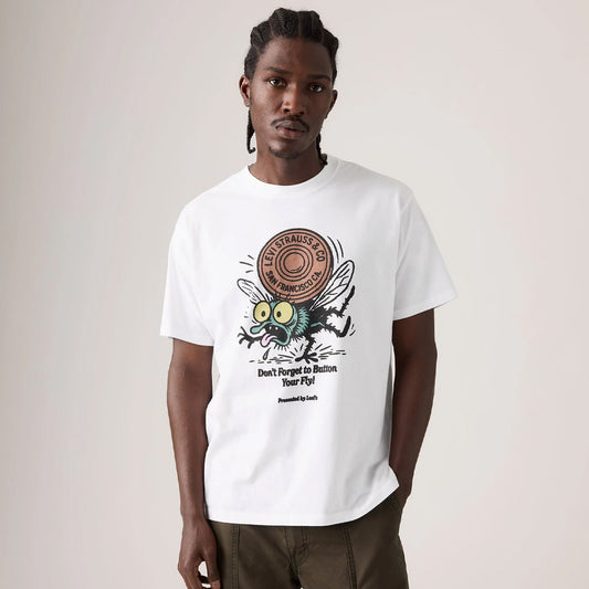 Maicë Levis VINTAGE FIT GRAPHIC TEE BUTTON YOUR FL