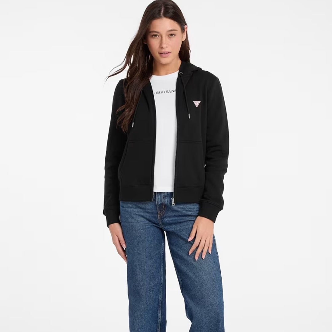 Duks GUESS JEANS GJ ZIP HOOD REG MINI TRI SWEAT