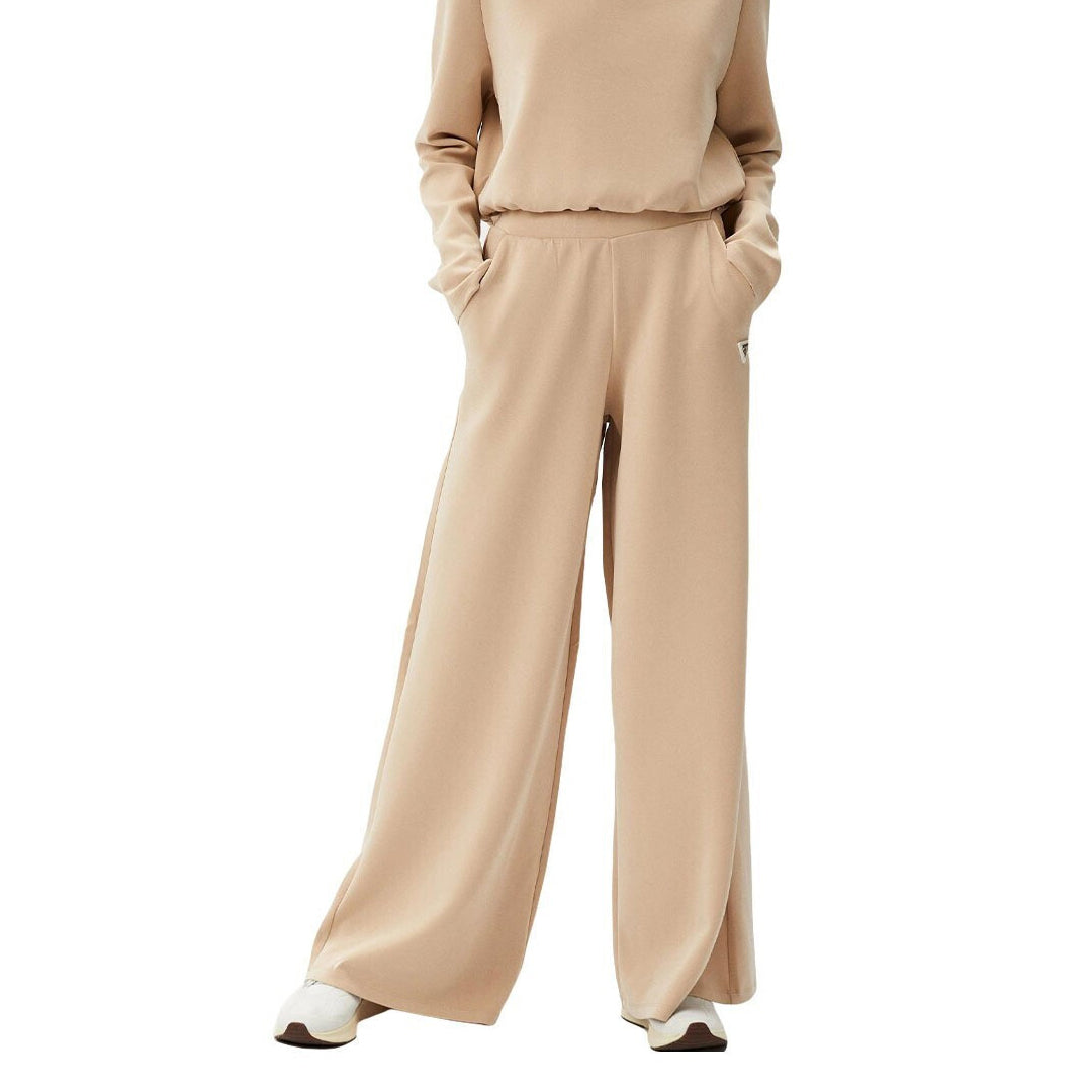 Pantallona Guess OLYMPE WIDE LEG PANT