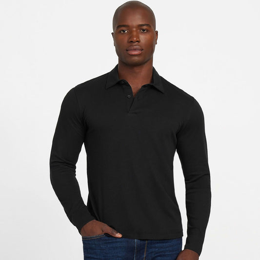 Bluzë GUESS LS BARRY KNIT POLO