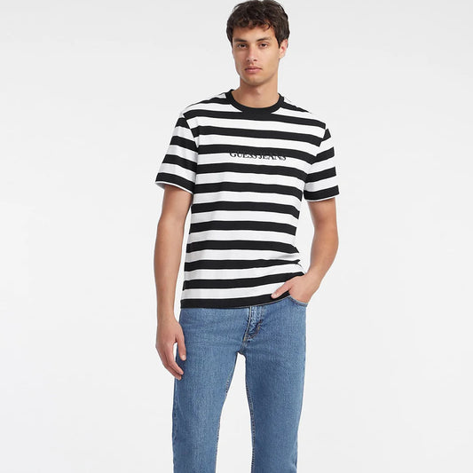 Maicë GUESS JEANS GJ SS CN REG STRIPED YD TEE