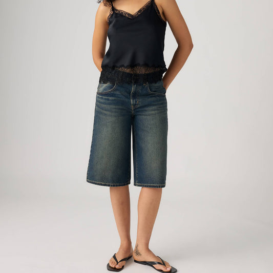 Xhinse të shkurtra LEVIS SUPER BAGGY JORT HAPPY TA