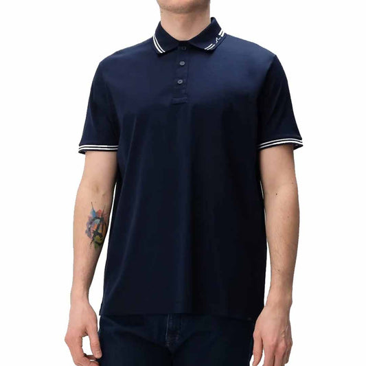 Maicë Paul & Shark MEN'S KNITTED COTTON POLOSHIRT