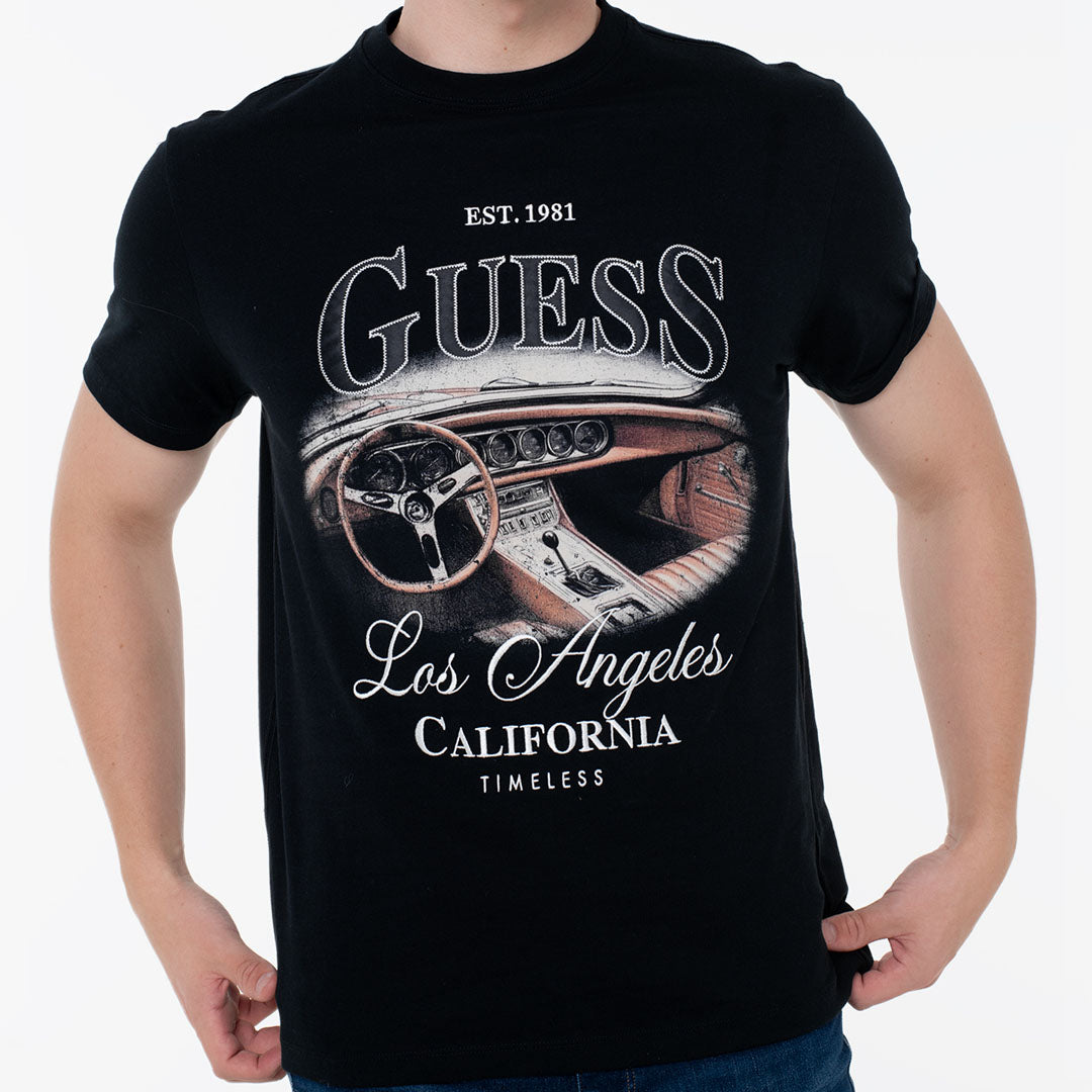Maicë Guess SS CN SATIN PATCH TEE