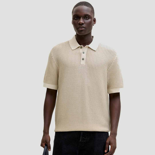 Maicë Jack & Jones JPRBLUKINGSLEY KNIT POLO SS LN