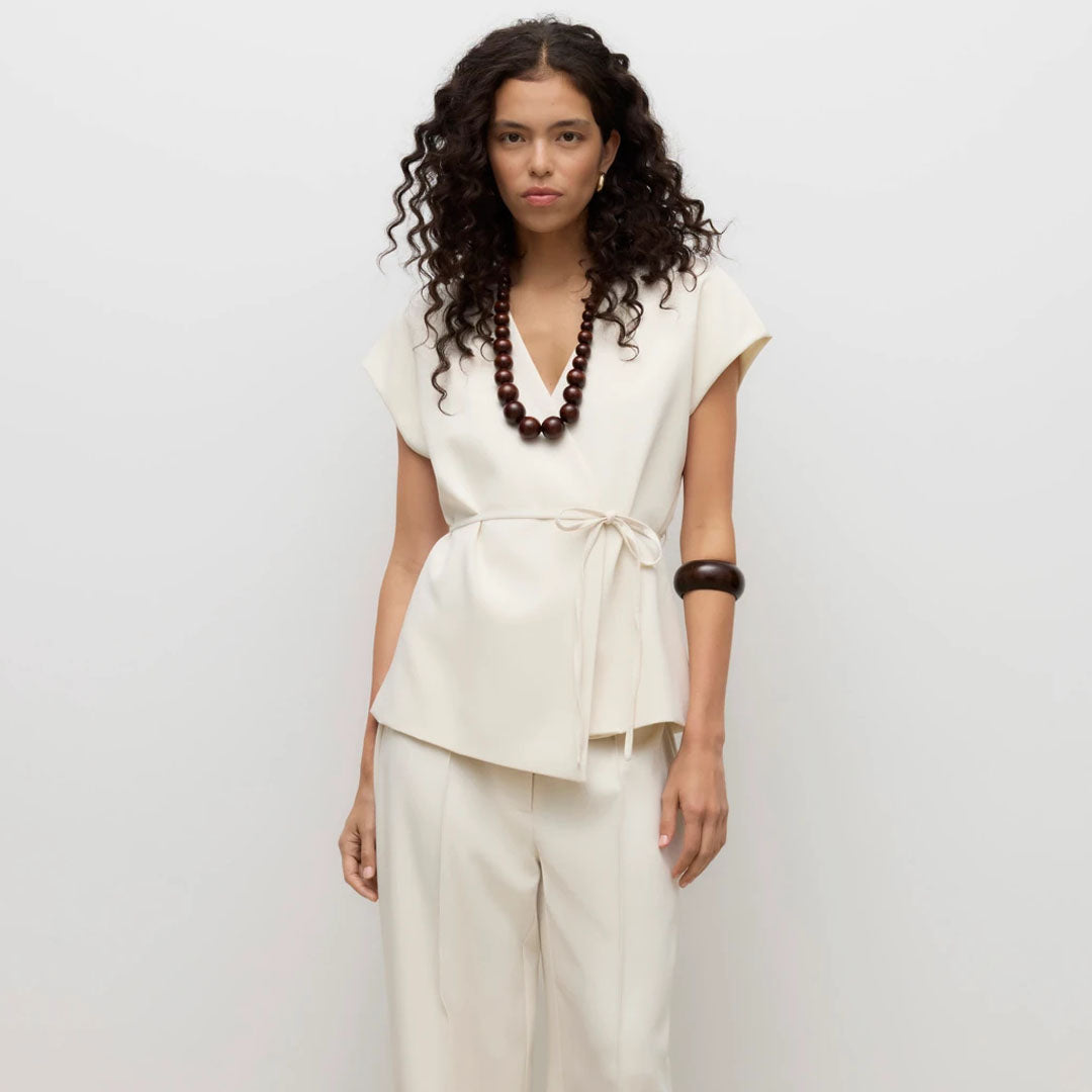 Jelek Vero Moda AWVANNAH V-NECK MIDI WAISTCOAT
