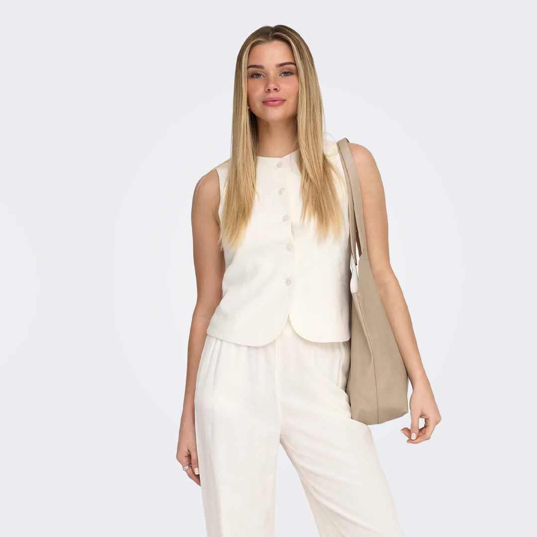 Jelek Only ONLGOA S/L LINEN BL WAISTCOAT CC TLR
