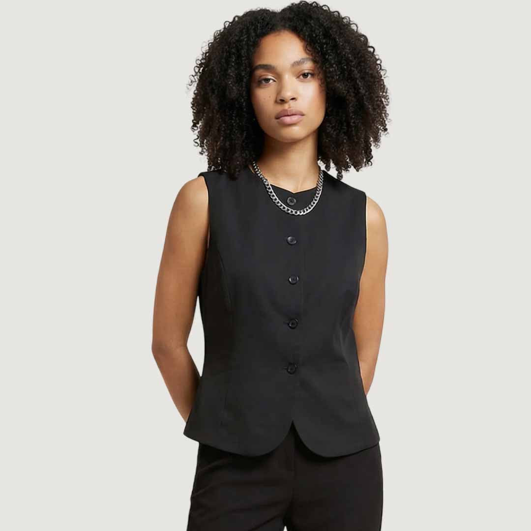 Jelek Only ONLGOA S/L LINEN BL WAISTCOAT CC TLR