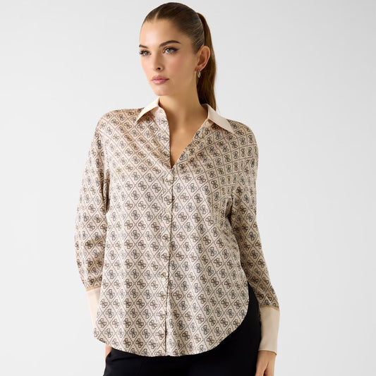 Këmishë Guess W4YH47WF1T2 P1WE