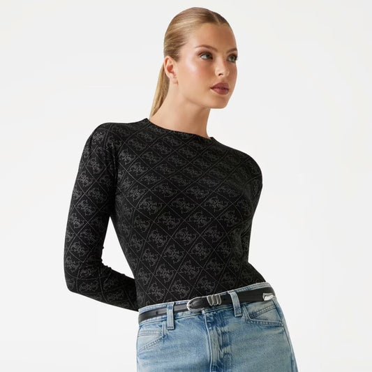 Bluzë GUESS LS TEODORA LOGO BODY