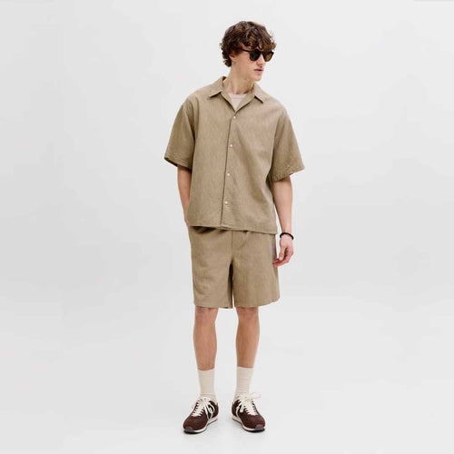 Pantallona të shkurtra Jack & Jones JPSTJAIDEN WAVY JOGGER SHORT REG SN