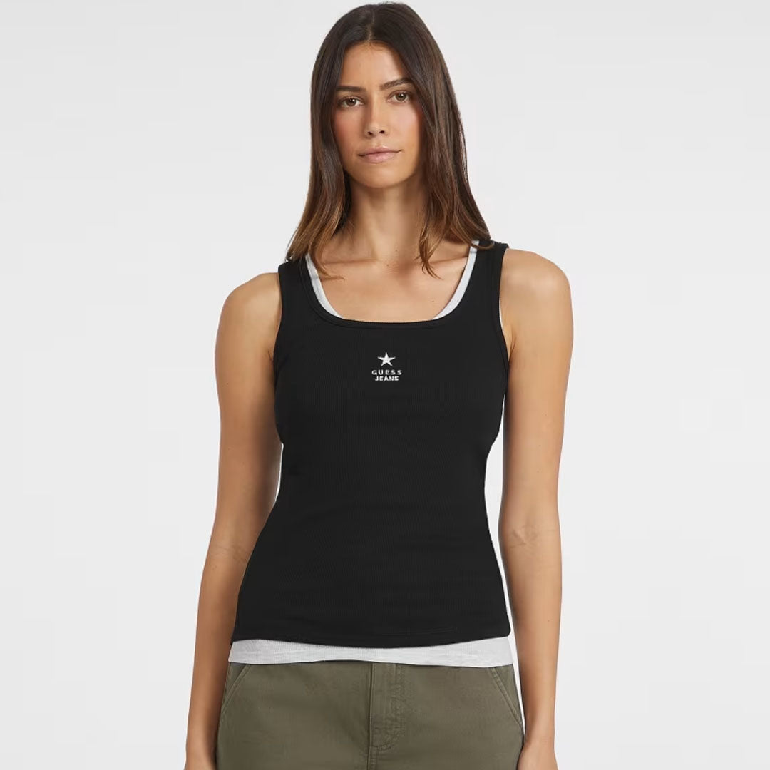 Maicë Guess Jeans GJ TANK TOP SLIM RIB EMB
