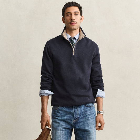 Duks Gant SACKER RIB HALF ZIP