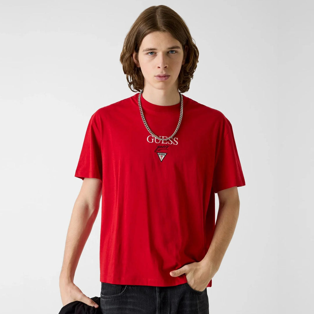 Maicë GUESS JEANS GJ SS OS BAKER LOGO TEE