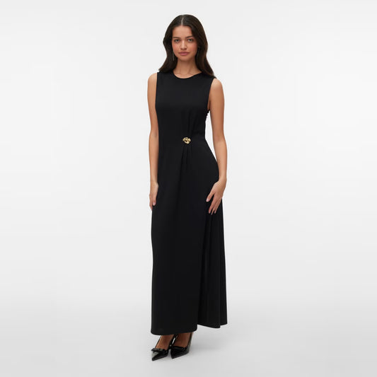 Fustan Vero Moda VMVIRA SL O-NECK ANKLE DRESS JRS