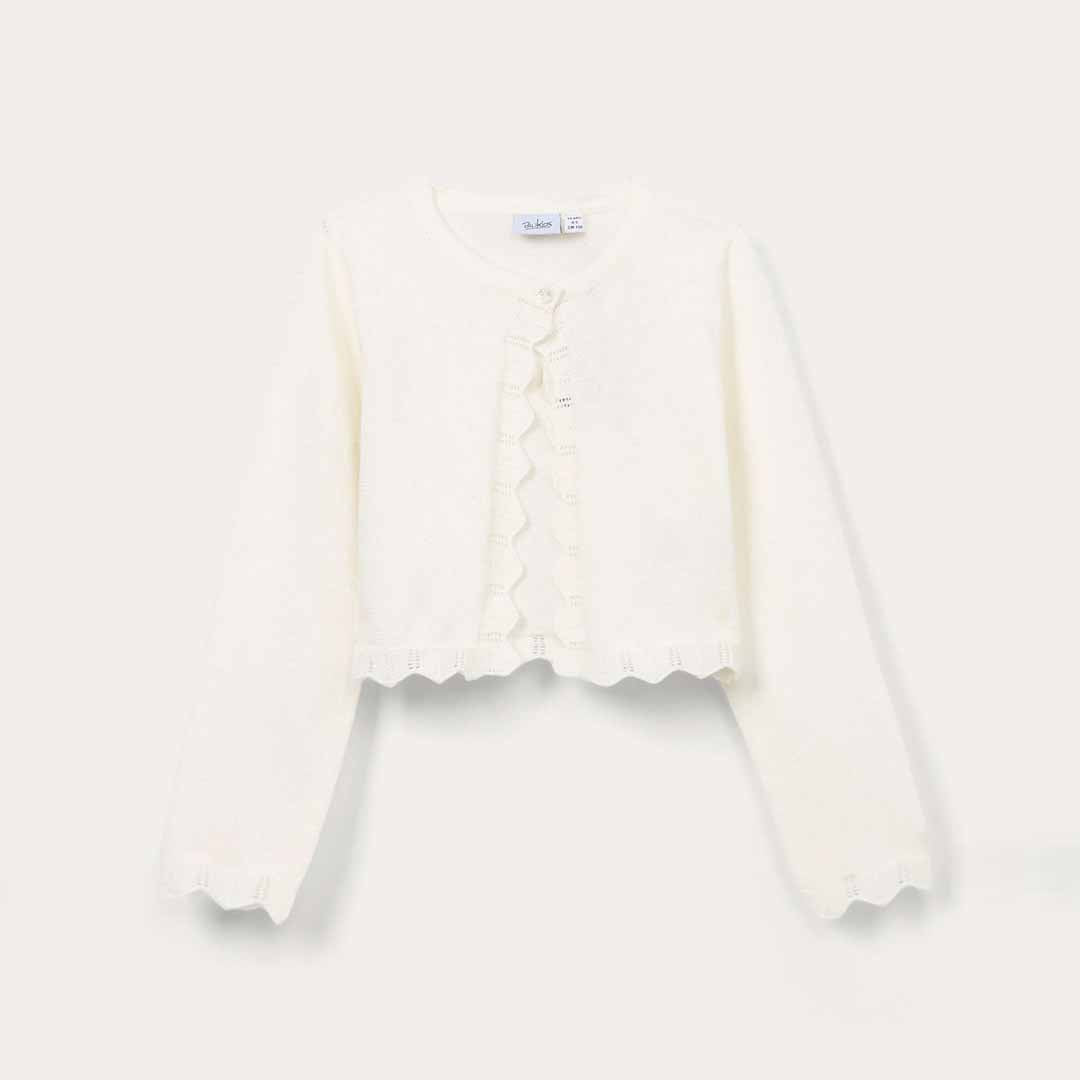 Xhemper Blukids CARDIGAN LUR OFF WHITE
