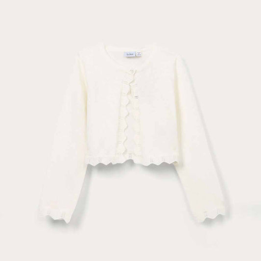 Xhemper Blukids CARDIGAN LUR OFF WHITE