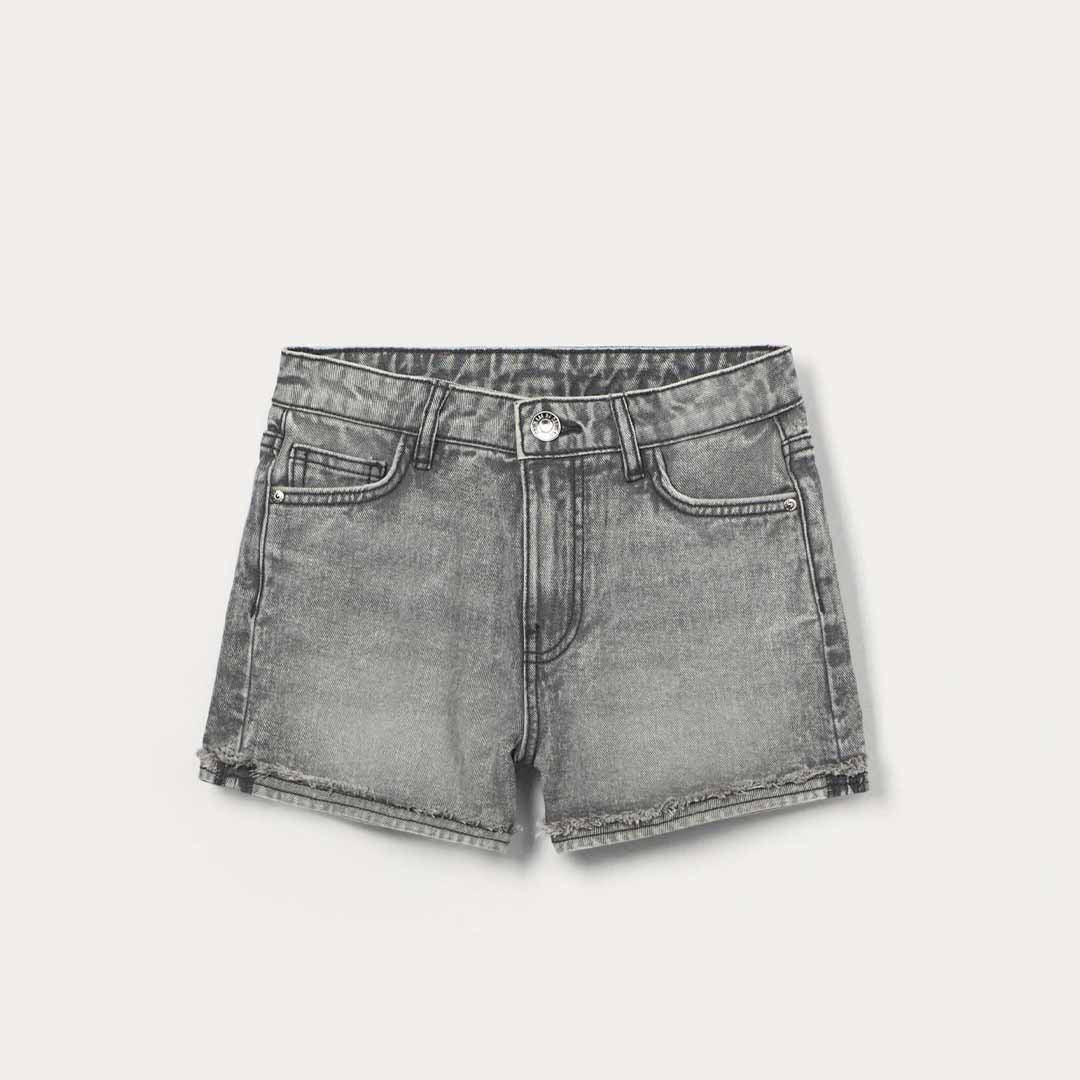 Shorce Blukids SHORT DENIM  LIGHT GREY