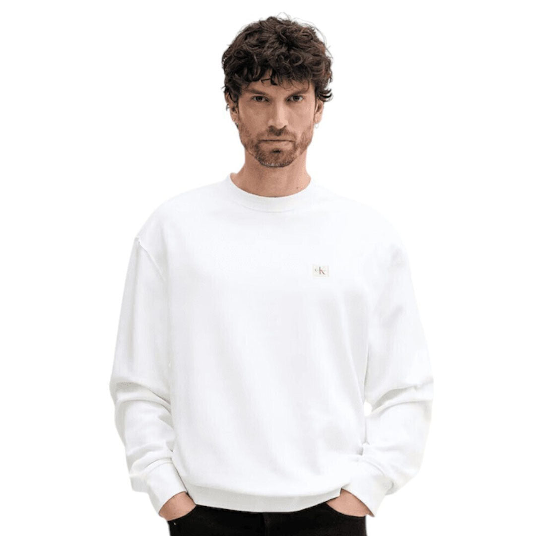 Bluzë Calvin Klein LS EU BADGE 350TERRY CN SWTSHRT