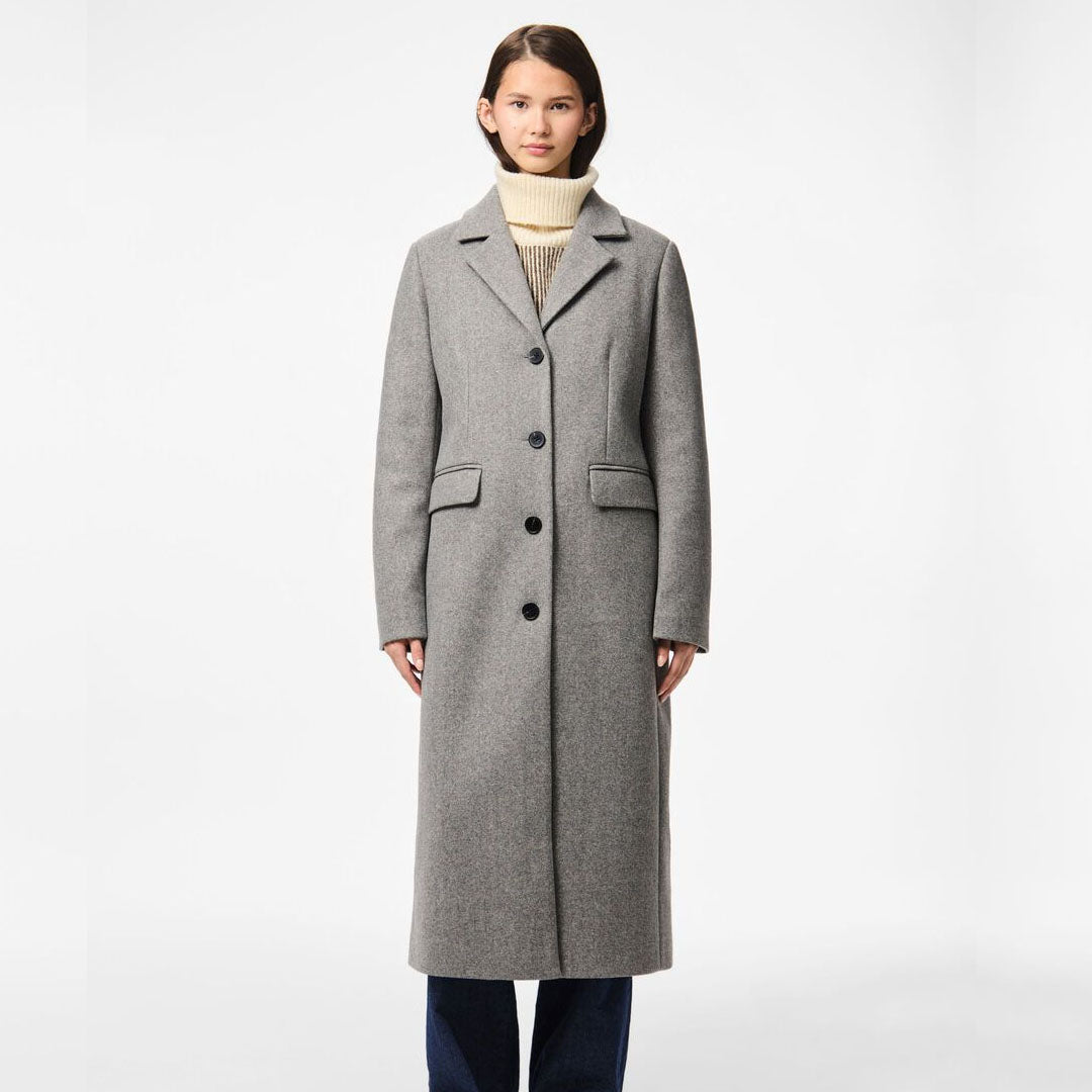 Palltë PIECES PCJADINE LONG COAT BC