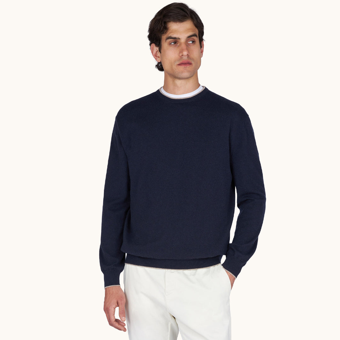 Xhemper Paul & Shark CASHMERE ROUND-NECK SWEATER