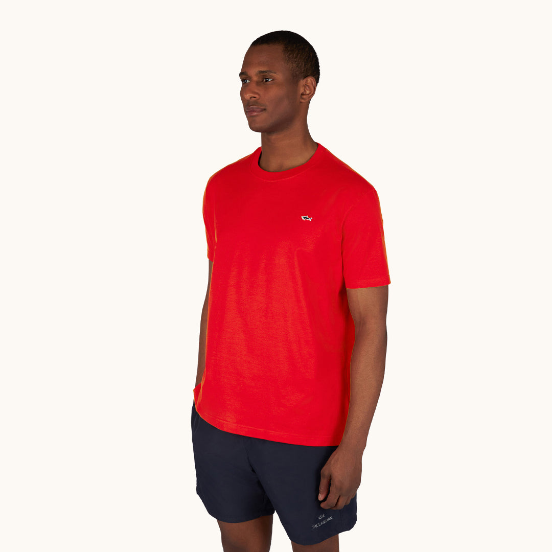 Maicë Paul & Shark MENS KNITTED COTTON T-SHIRT