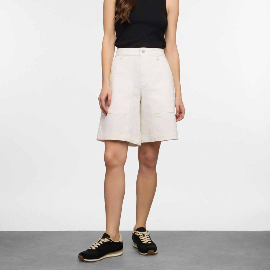 Pantallona të shkurtra Upim ERIN BERMUDA OFF WHITE