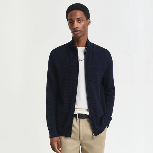 Duks GANT TEXTURED COTTON MERINO CARDIGAN