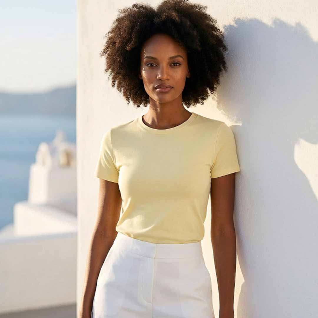 Maicë Jacqueline de Yong JDYLUCKY S/S O NECK TOP J