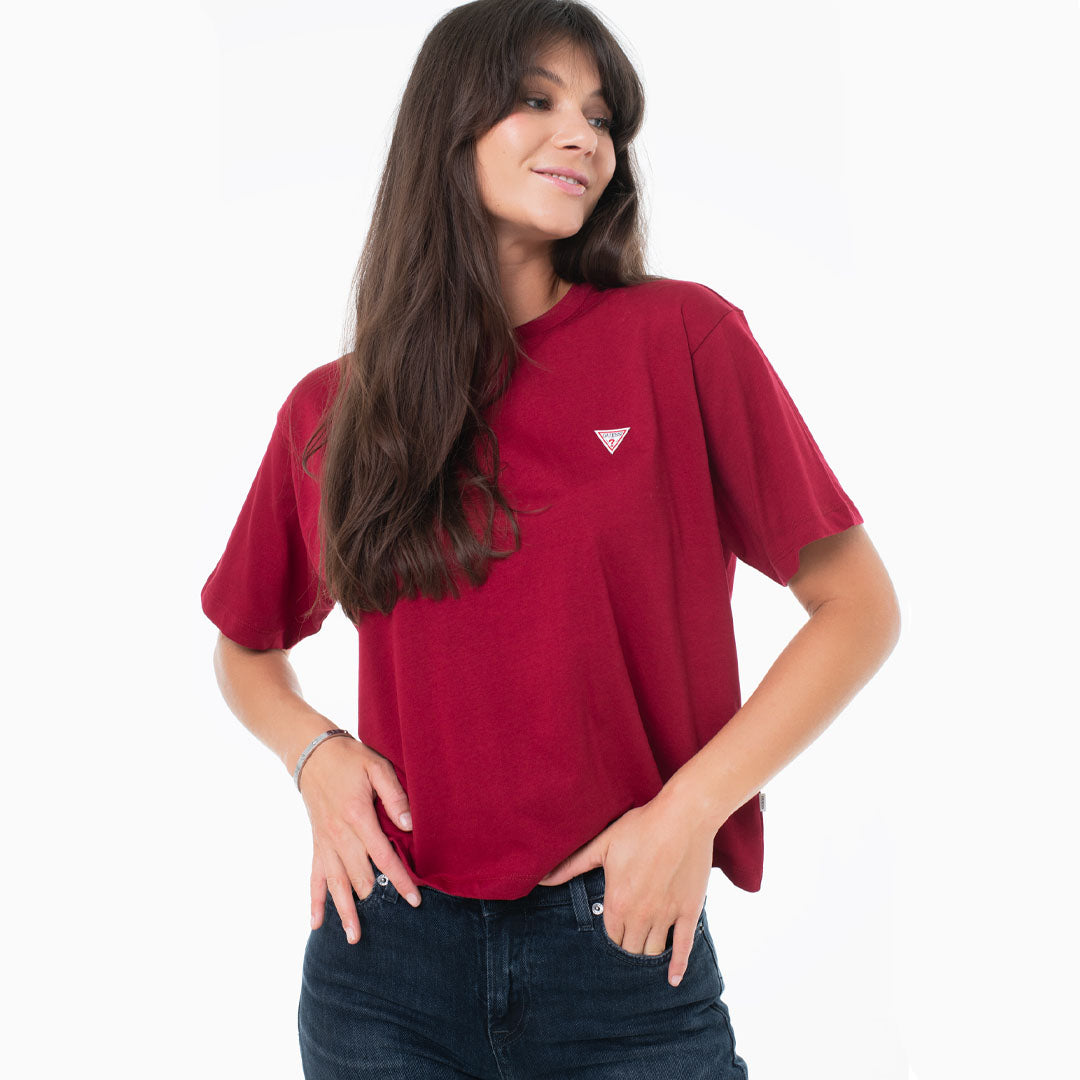 Maicë GUESS JEANS GJ SS CN BOXY MINI TRIANG TEE