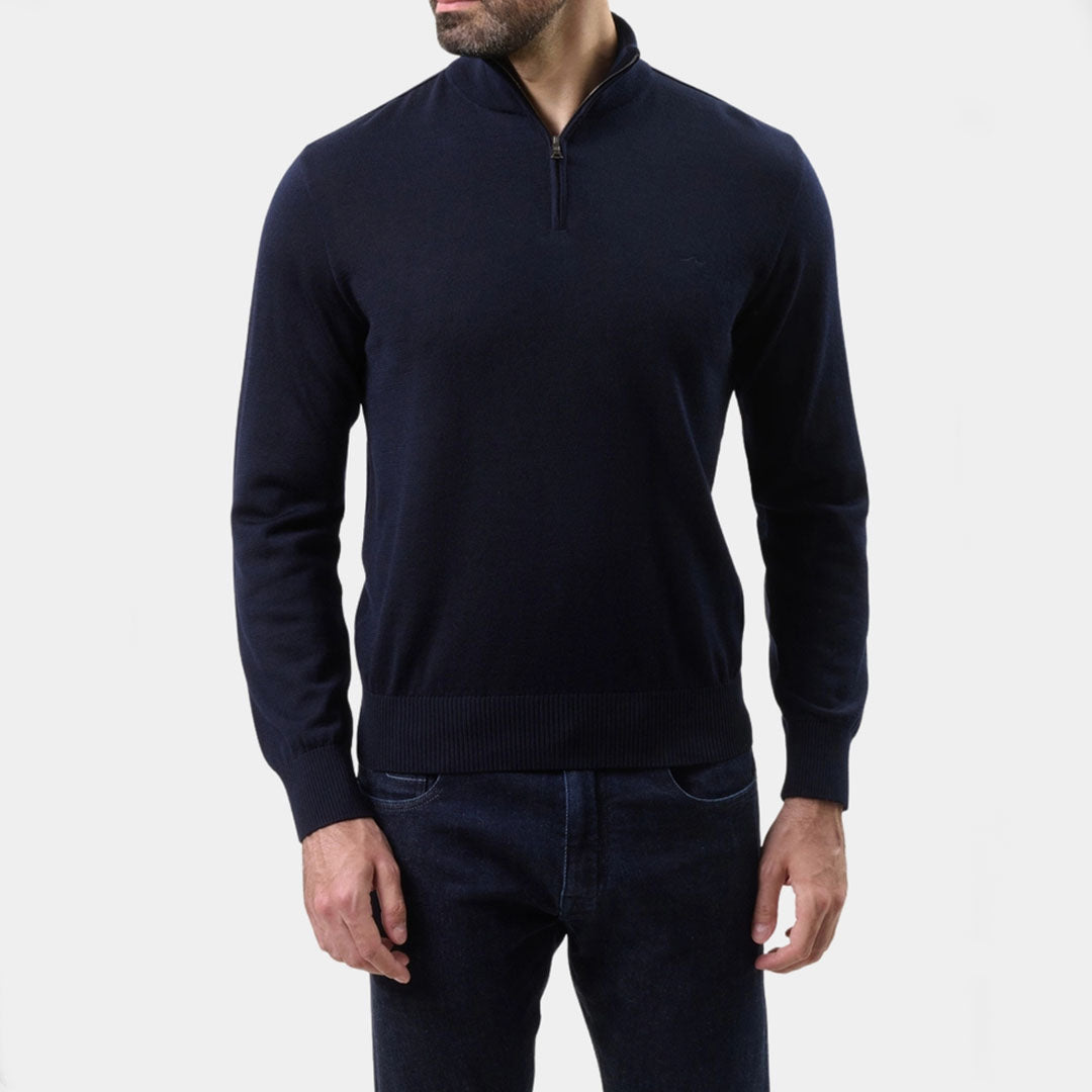 Bluzë PAUL & SHARK SWEATER ZIP WOOL LYOCELL