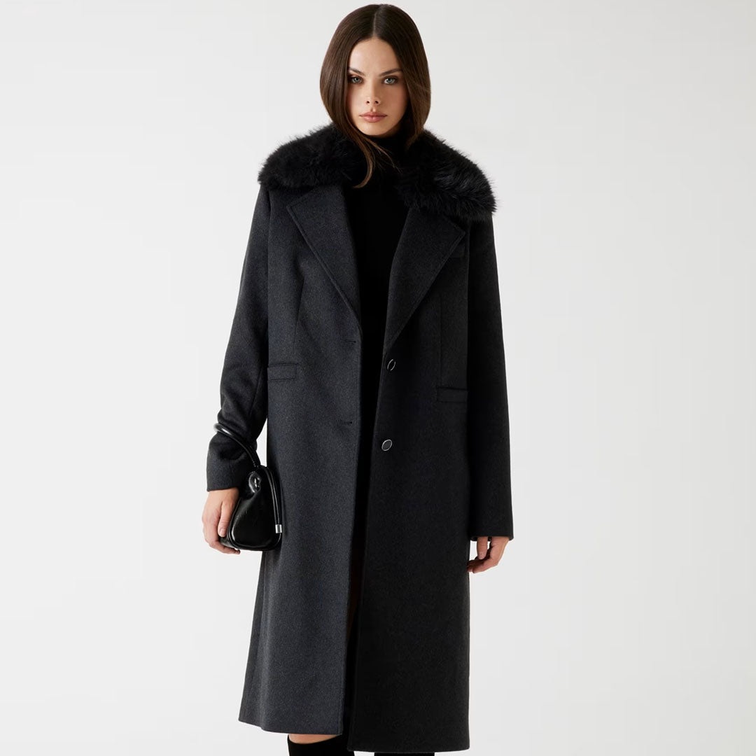 Jakne GUESS KAROLE FUR COLLAR CO