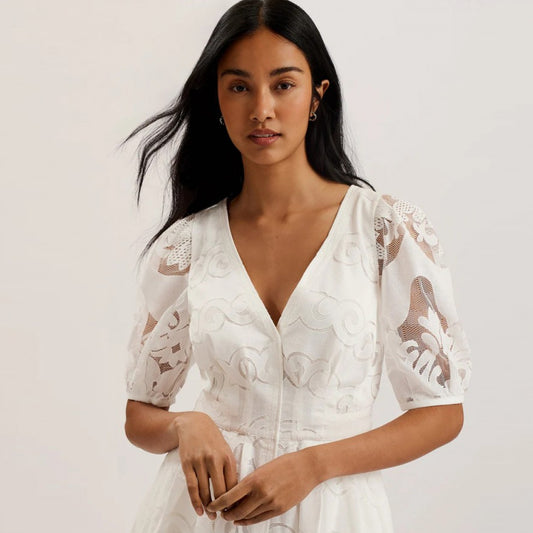 Fustan Ted Baker 274212 WHI