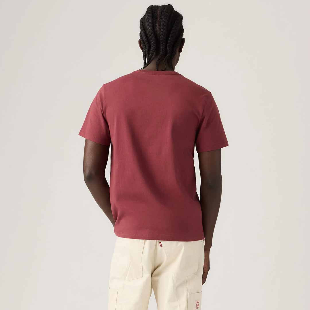 Maicë Levis SS ORIGINAL HM TEE OXBLOOD RED