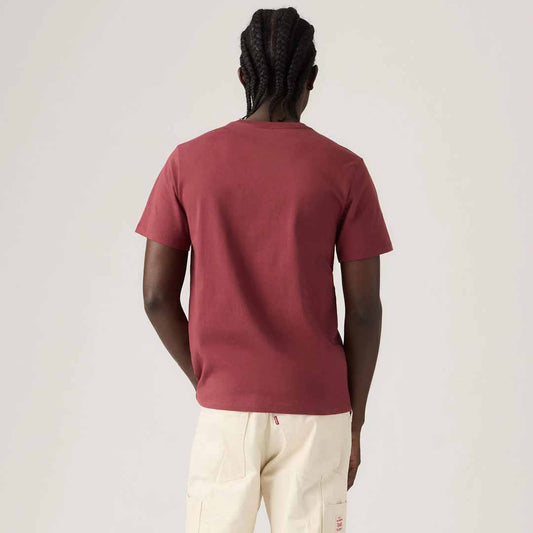 Maicë Levis SS ORIGINAL HM TEE OXBLOOD RED