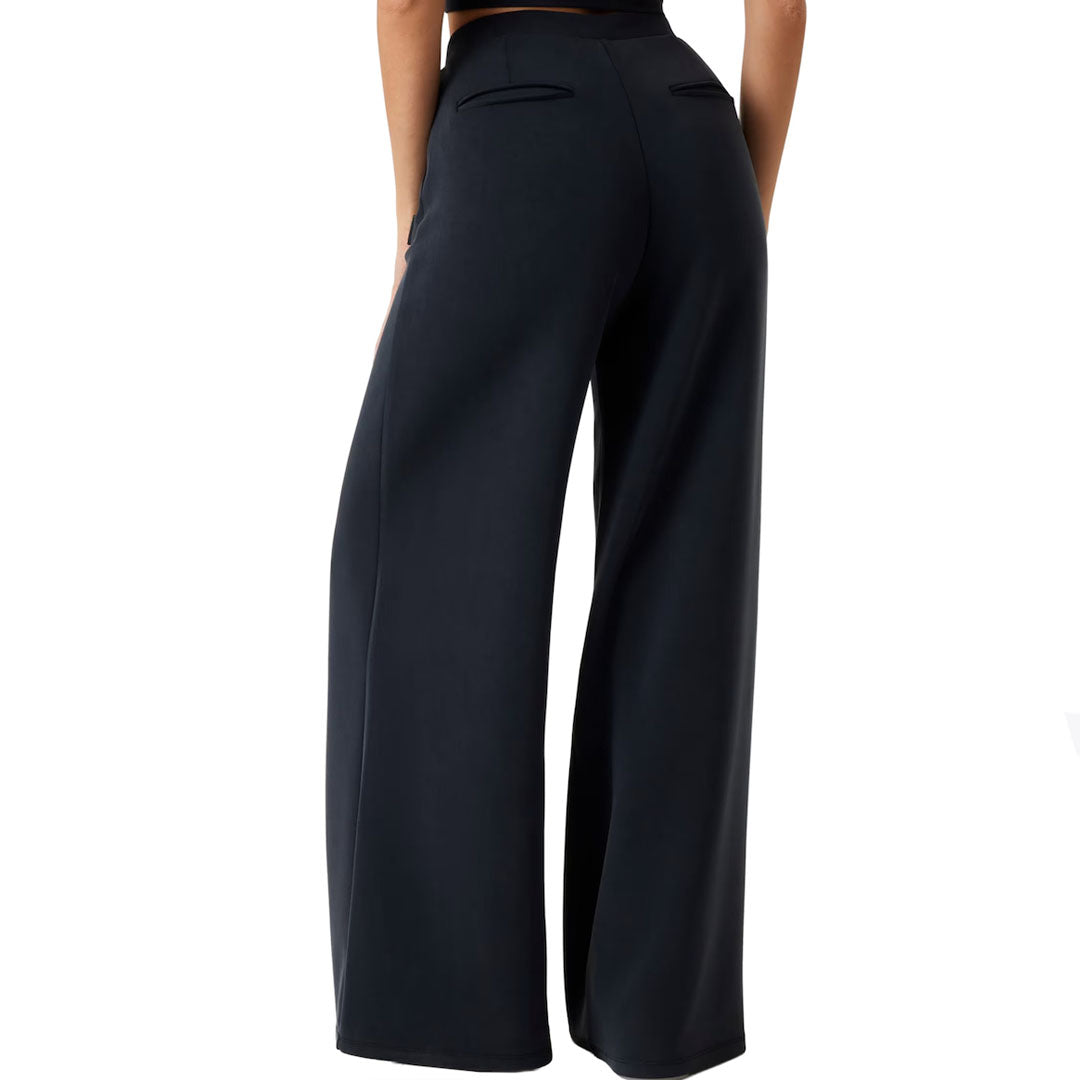 Pantallona Guess OLYMPE WIDE LEG PANTS