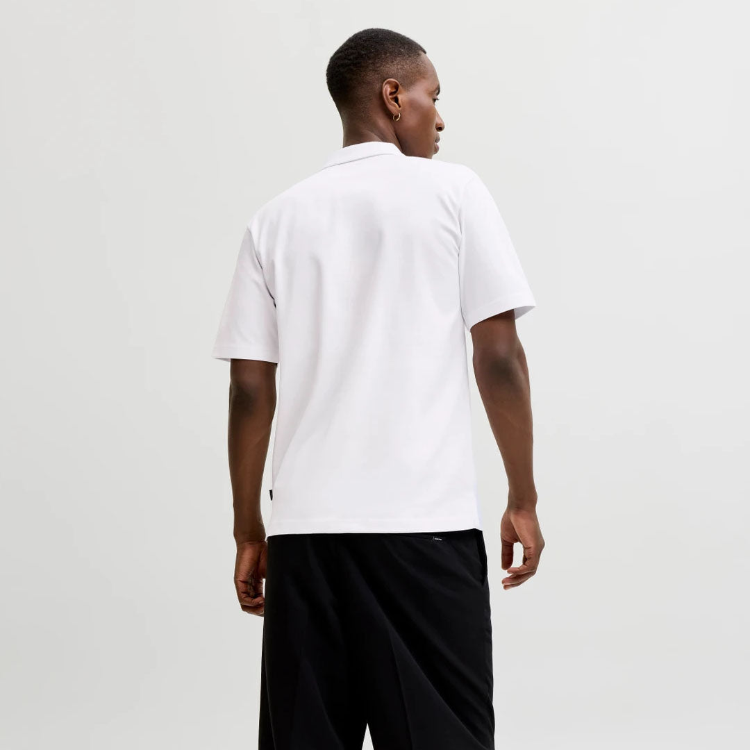 Bluzë JACK & JONES JPRBLAETHAN SS ZIP POLO SN