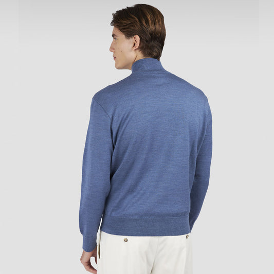 Bluzë PAUL & SHARK MENS KNITTED WOOL ZIPPED SWEATE