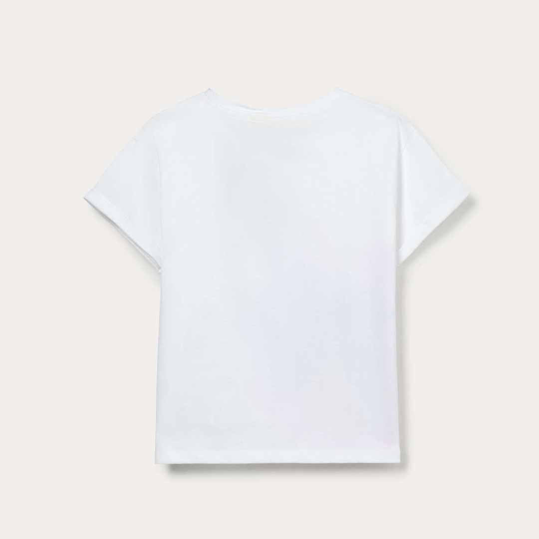 Maicë Blukids T-SHIRT S/S  OPTICAL WHIT