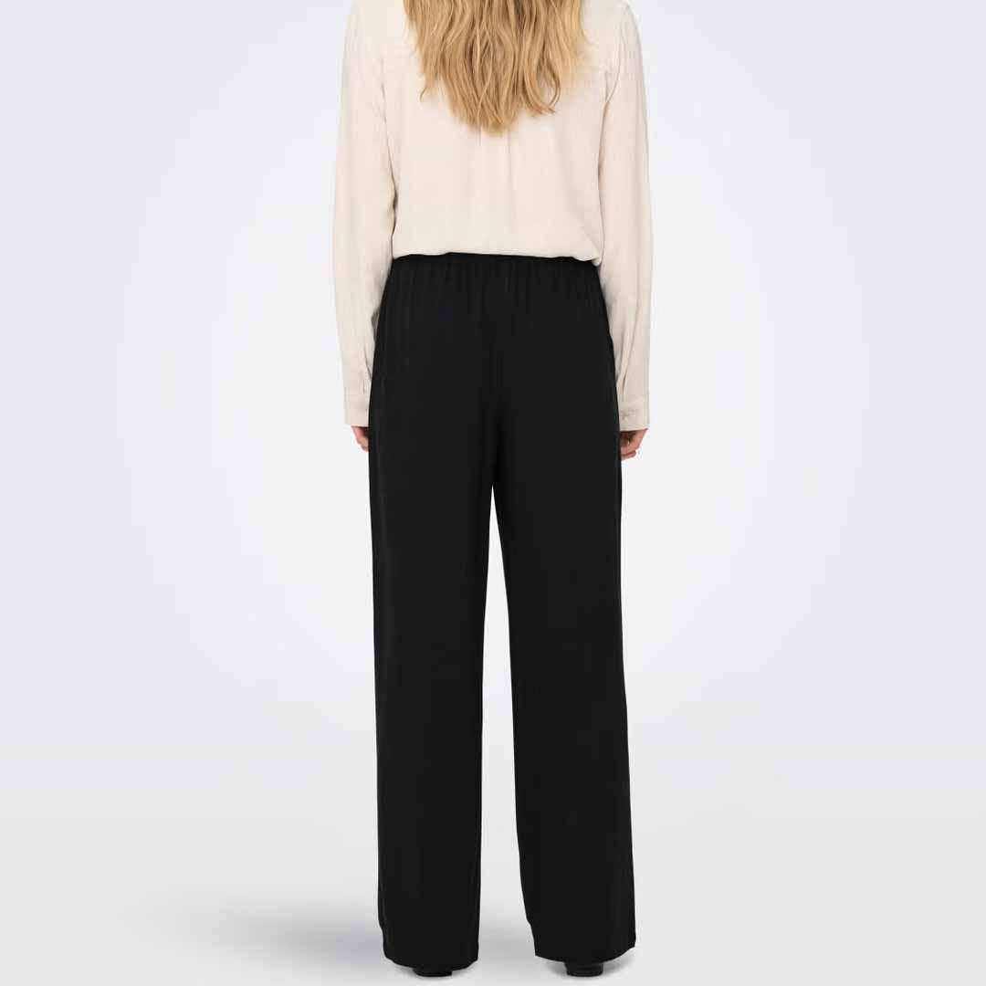 Pantallona Only ONLSIESTA MW PULL-UP LINEN BL PNT NOOS
