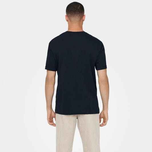 Maicë ONLY&SONS ONSMAX LIFE SS STITCH TEE NOOS