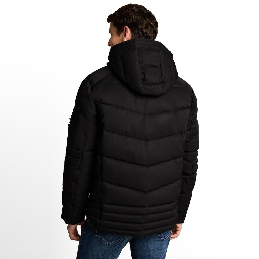 Jakne Tom Tailor hooded quilted puffer jacket