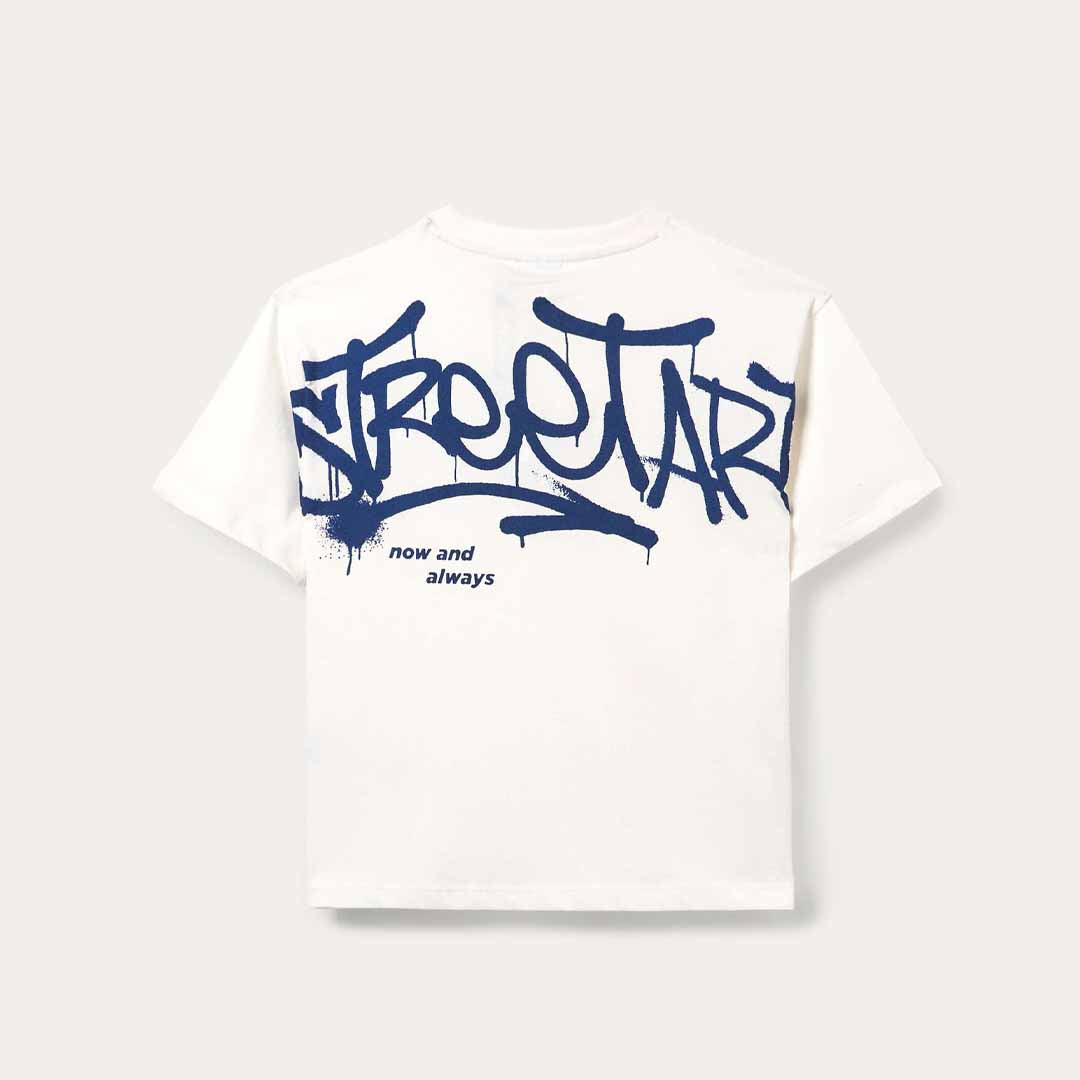 Maicë Blukids T-SHIRT W/PR CLOUD DANCER