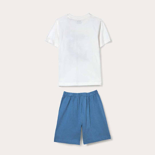 Pizhame Blukids SHORT PYJAMA PANNA/BLU