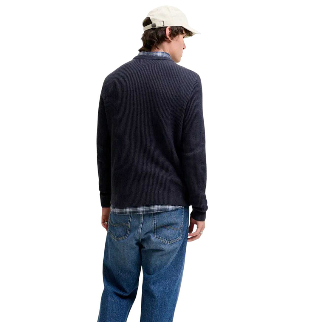 Xhemper Jack & Jones JJPANNEL KNIT CREW NECK AW26