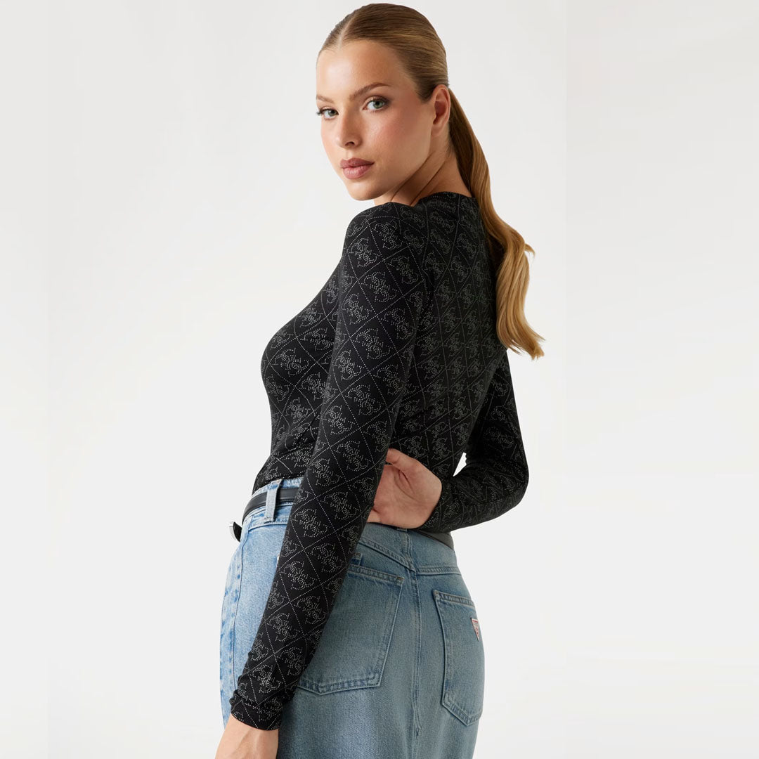 Bluzë GUESS LS TEODORA LOGO BODY