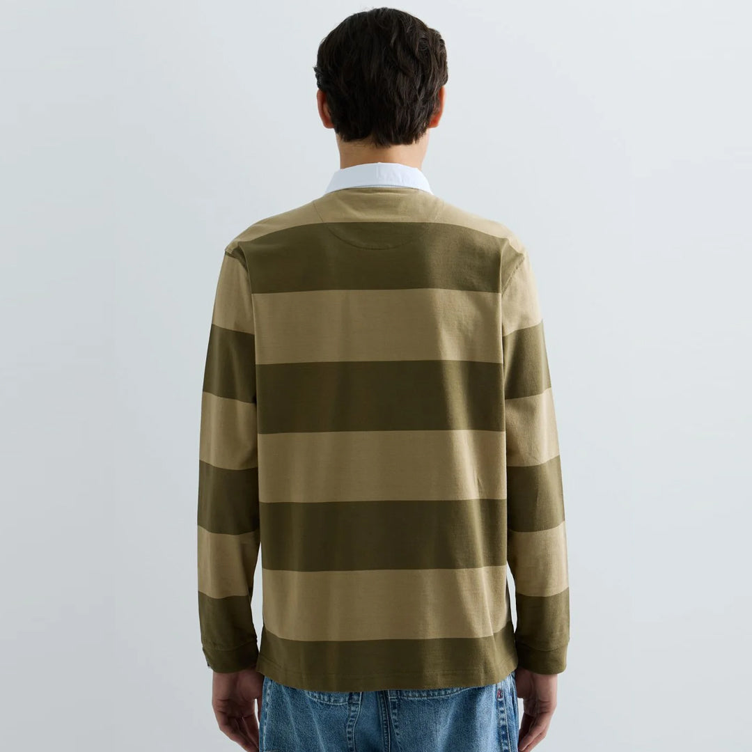 Bluzë Replay STRIPED HEAVY COTTON JERSEY