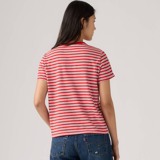 Maicë Levis FAVORITE COTTON TEE HM BLISS STRIPE TR